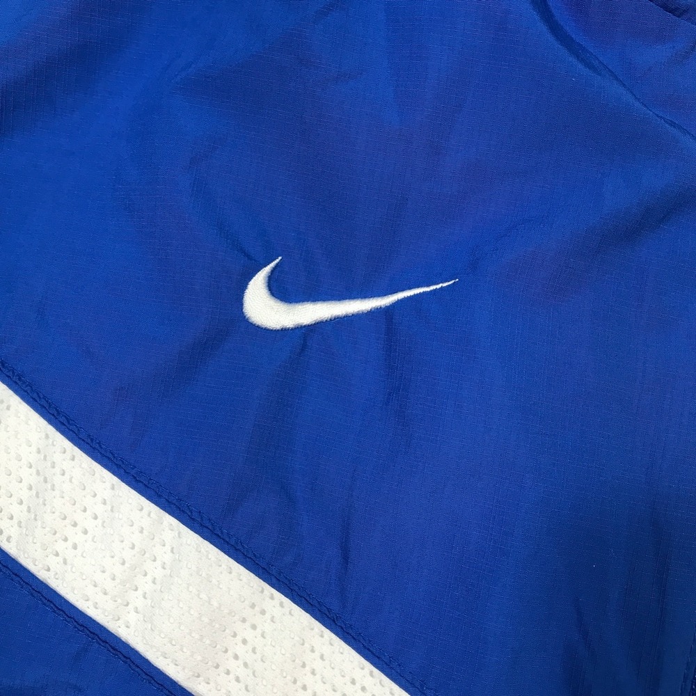 Nike Dri-Fit Windbreaker Jacket Men XXLT Blue Lined Full Zip Vented Zip Pockets - Picture 14 of 16